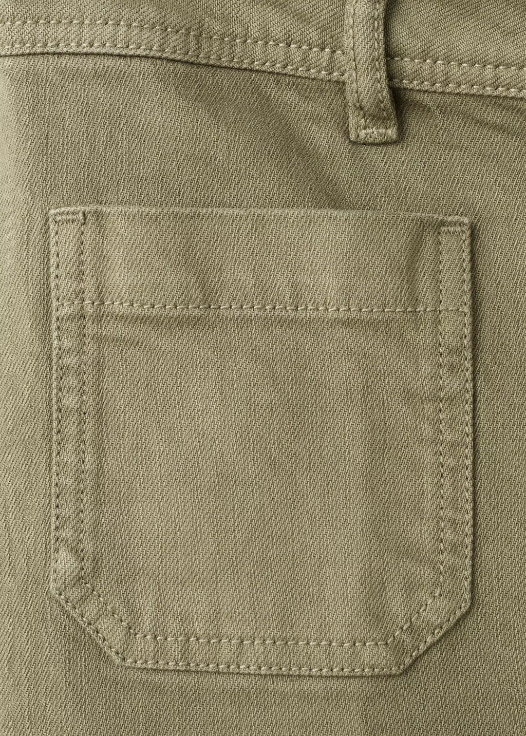 Wide leg jeans with pockets - Khaki