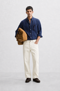 Volero Ecru Straight Loose pant
