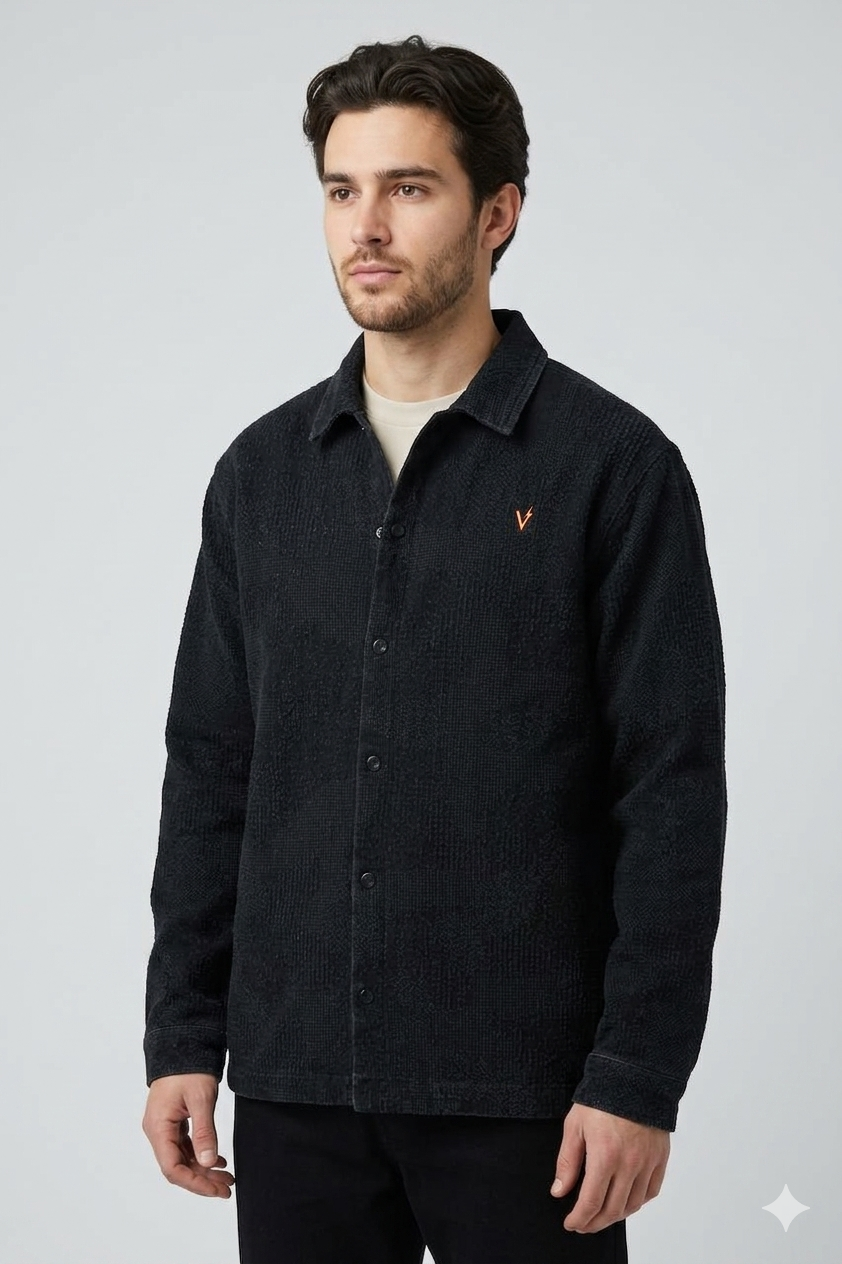Volero Men's Black Drill Jacket.