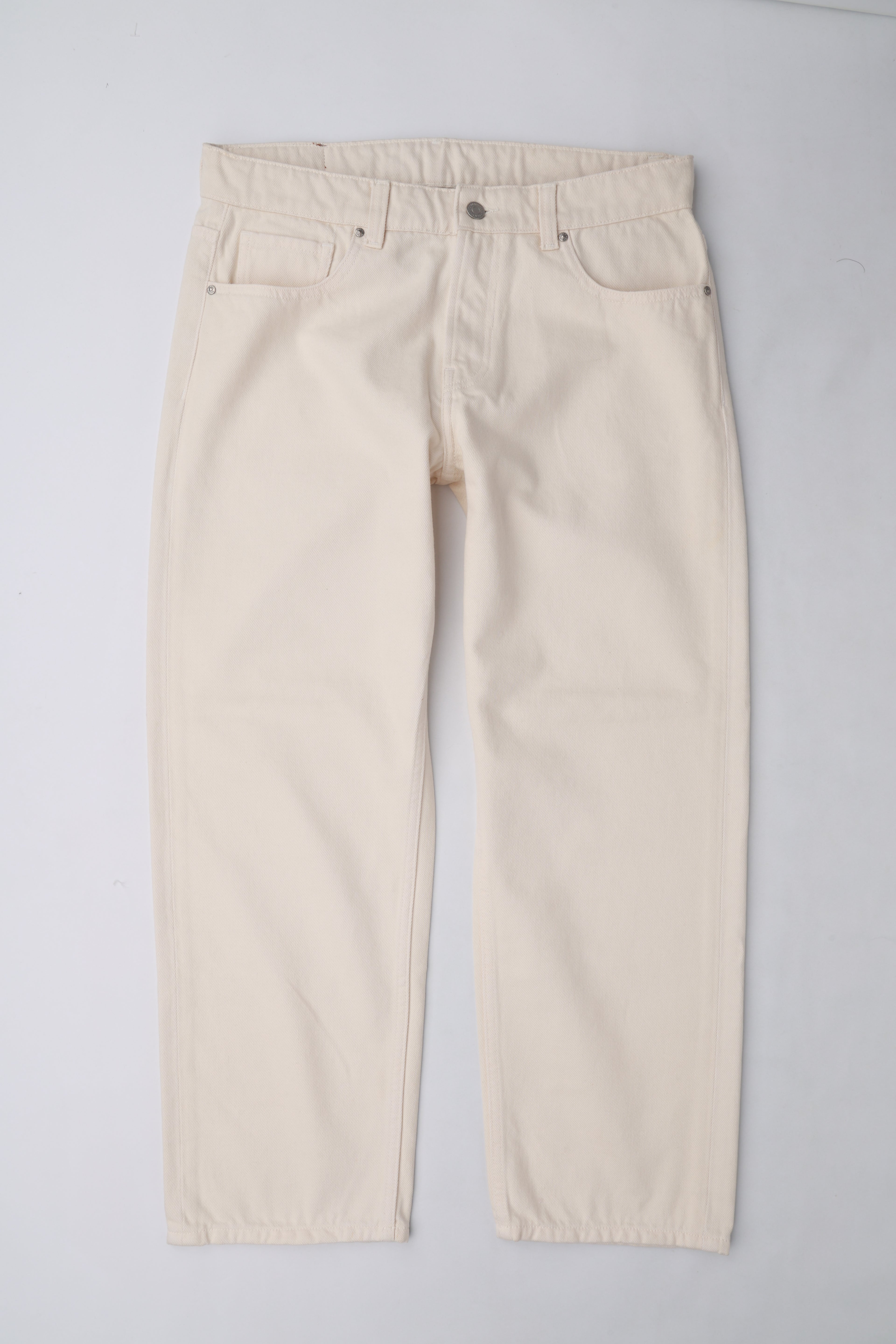 Volero Ecru Straight Loose Pant