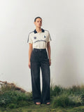 Volero Washed Black Wide-Leg Jeans