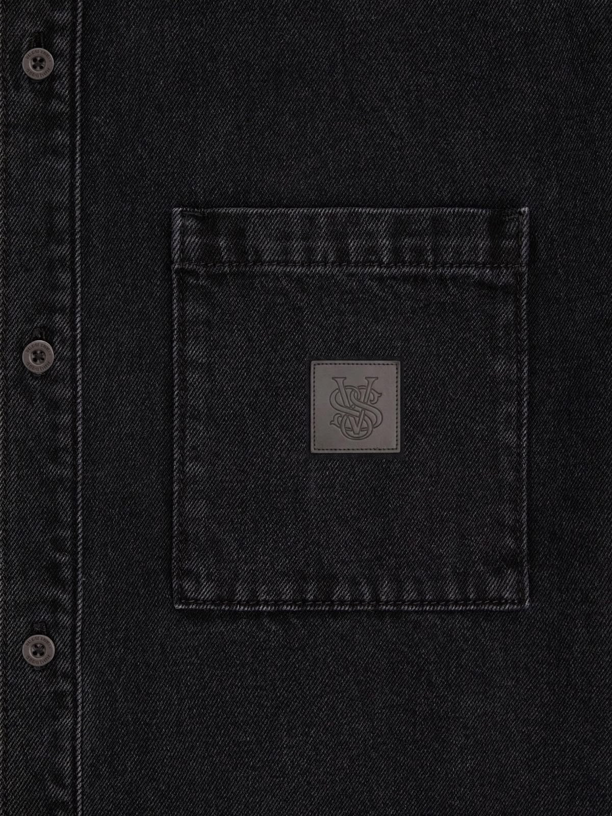 Men's denim half sleeve shirt