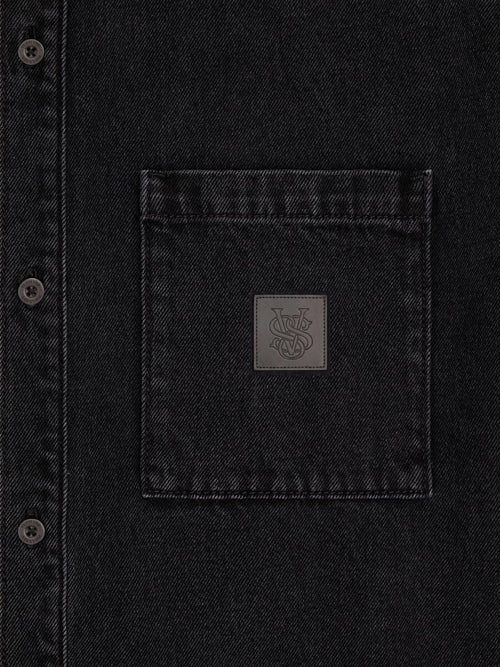 Men's denim half sleeve shirt